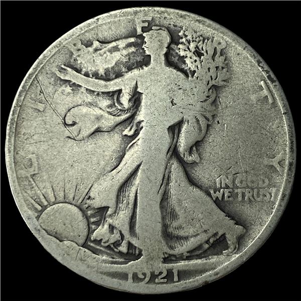 1921 Silver Walking Liberty Half Dollar  NICELY CIRCULATED