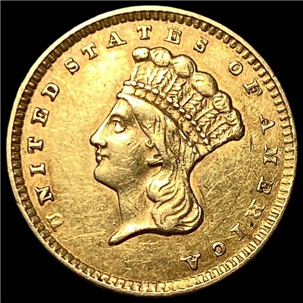 1856 Gold $1 Indian Princess Head Type 2  UNCIRCULATED
