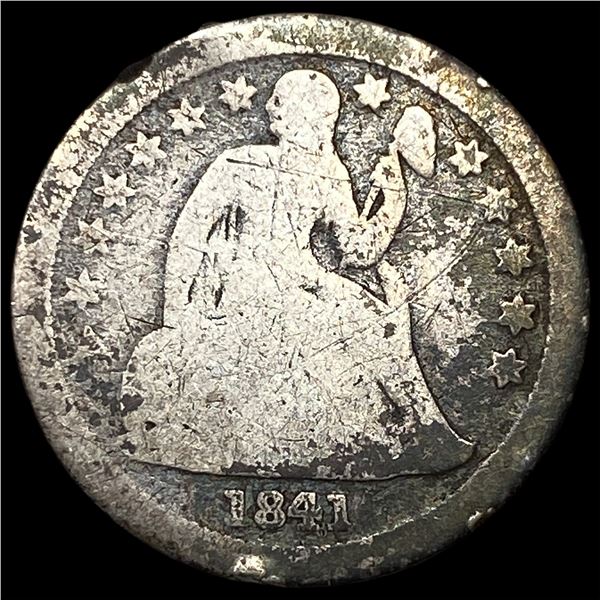 1841-O Silver Seated Liberty Dime LIGHTLY  CIRCULATED