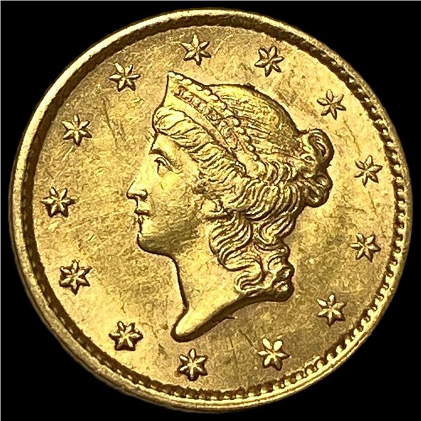 1853 Gold $1 Liberty Head Type 1 UNCIRCULATED