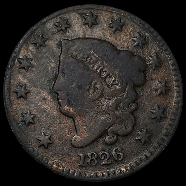 1826 Large Cent LIGHTLY CIRCULATED