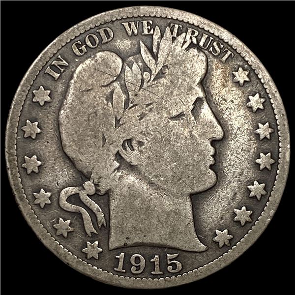 1915 Barber Half Dollar LIGHTLY CIRCULATED