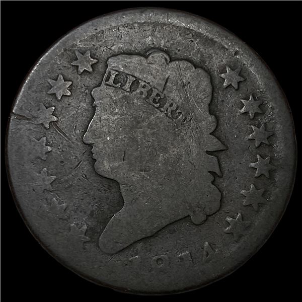 1814 Classic Head Large Cent NEARLY  UNCIRCULATED