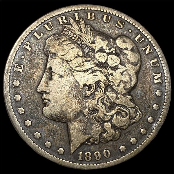1890-CC Silver Morgan Dollar LIGHTLY  CIRCULATED