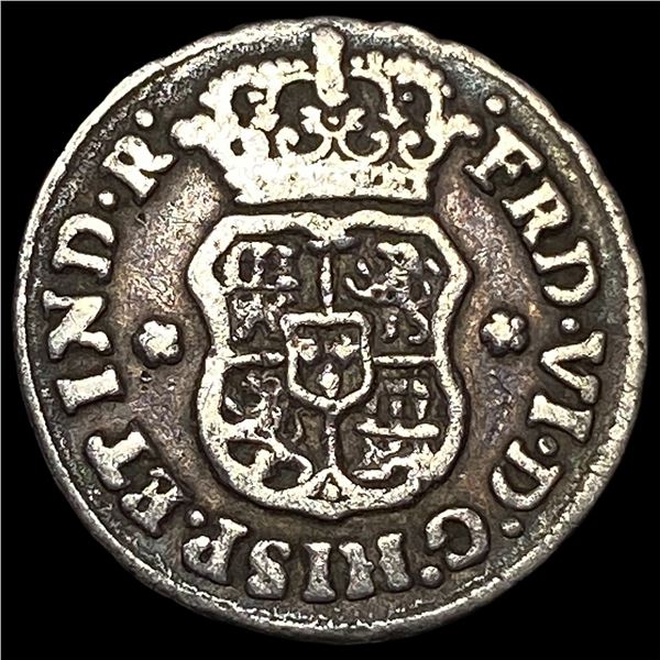 1750-M Silver 1 Real Mexico Mint LIGHTLY  CIRCULATED