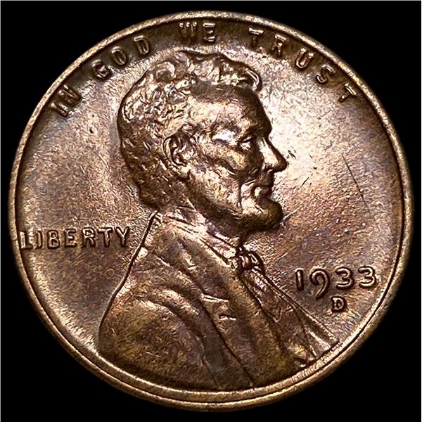 1933-D Lincoln Wheat Cent UNCIRCULATED