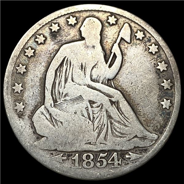 1854-O Silver Half Dollar NICELY CIRCULATED