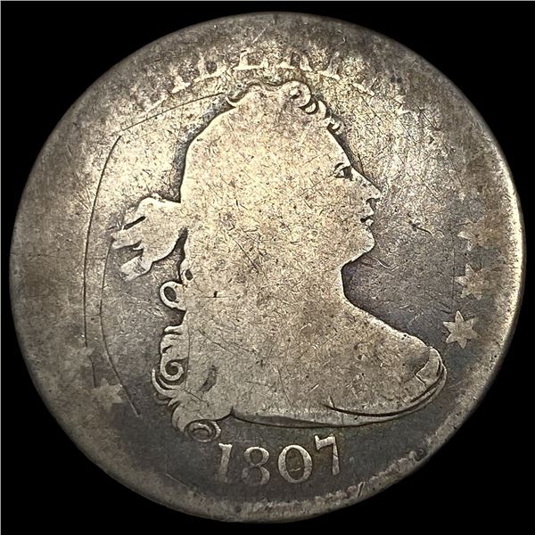 1807 Draped Bust Half Dollar NICELY  CIRCULATED