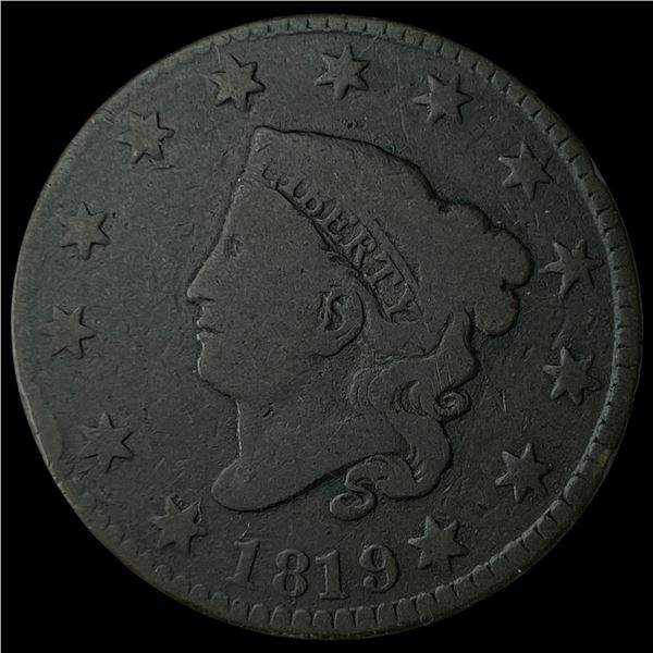 1819 Large Cent NICELY CIRCULATED