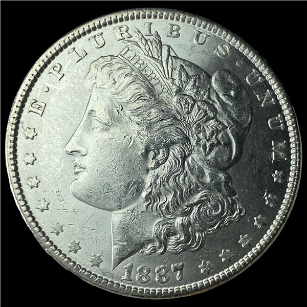 1887 Silver Morgan Dollar CHOICE BU