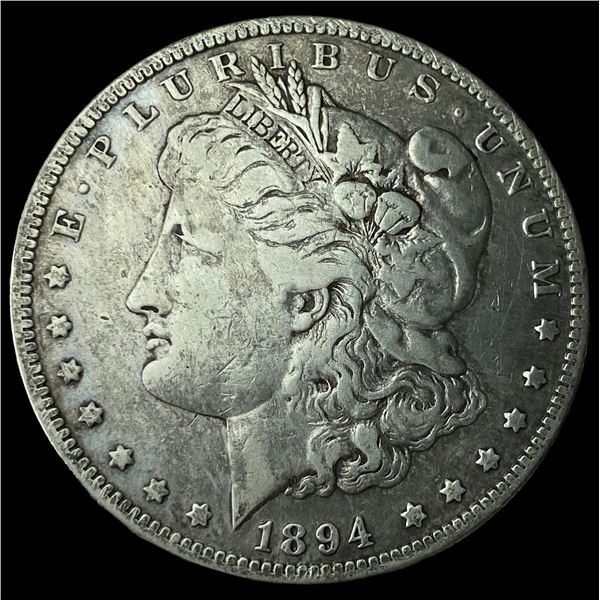 1894-S Silver Morgan Dollar LIGHTLY  CIRCULATED