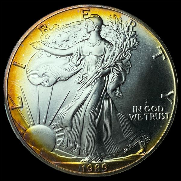 1989 1 oz Silver American Eagle $1 SUPERB GEM  BU