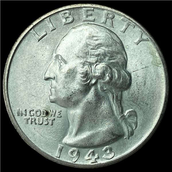 1943-S Silver Washington Quarter CHOICE BU