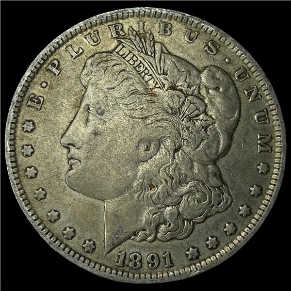 1891-O Silver Morgan Dollar LIGHTLY  CIRCULATED