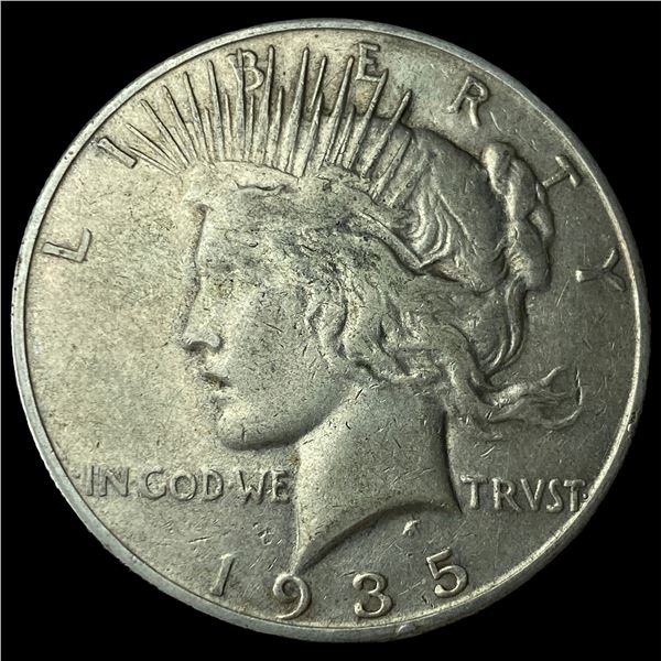 1935 Silver Peace Dollar LIGHTLY CIRCULATED