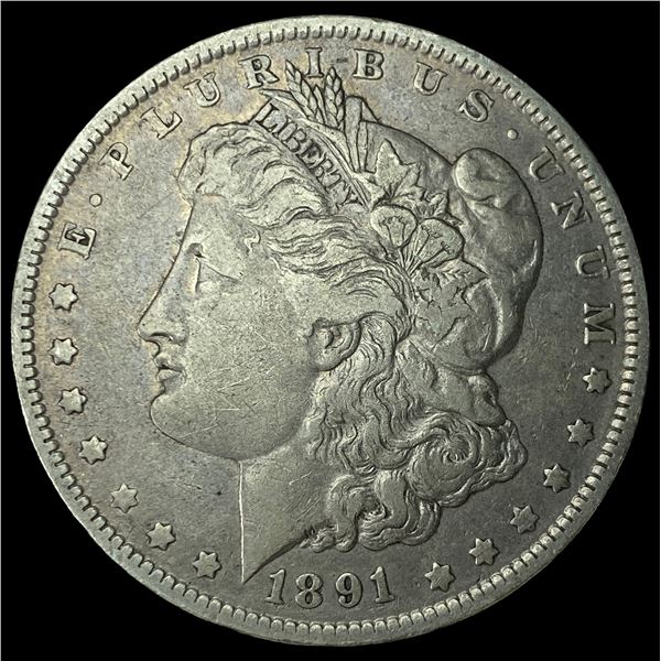 1891-O Silver Morgan Dollar LIGHTLY  CIRCULATED