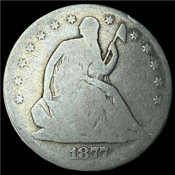 1877 Seated Liberty Half Dollar NICELY  CIRCULATED