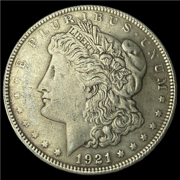 1921 Silver Morgan Dollar NEARLY UNCIRCULATED