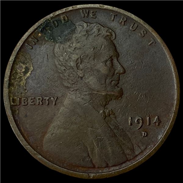 1914-D Lincoln Wheat Cent CLOSELY  UNCIRCULATED
