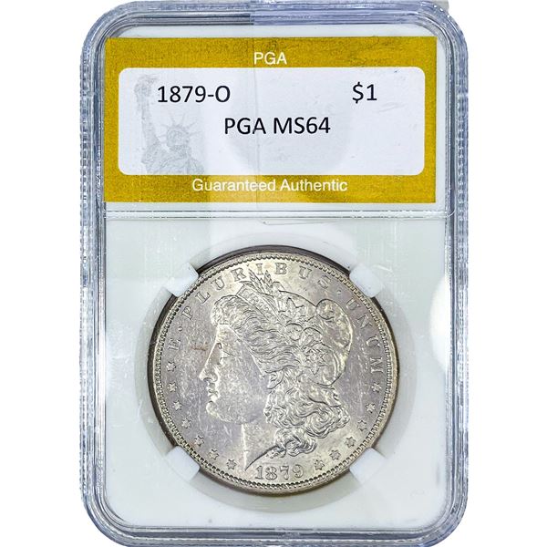 1879-O Morgan Silver Dollar PGA MS64