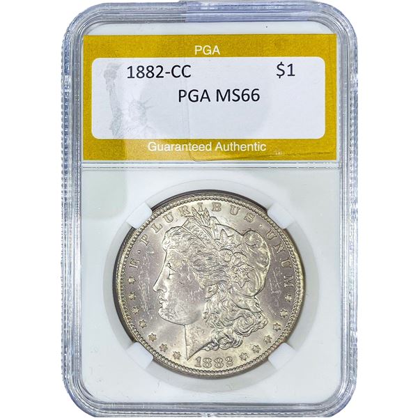 1882-CC Morgan Silver Dollar PGA MS66