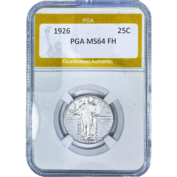 1926 Standing Liberty Quarter PGA MS64 FH