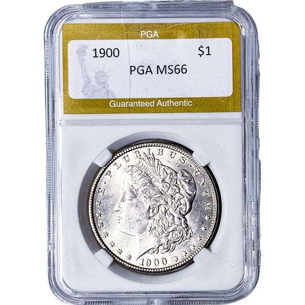 1900 Morgan Silver Dollar PGA MS66