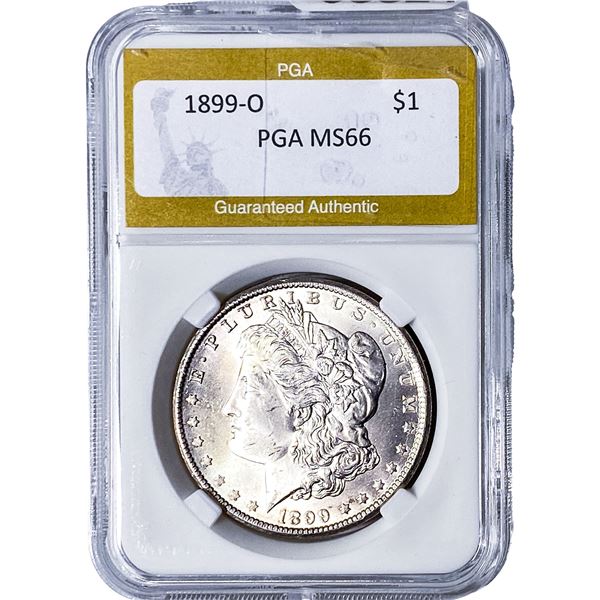1899-O Morgan Silver Dollar PGA MS66