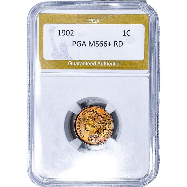 1902 Indian Head Cent PGA MS66+ RD