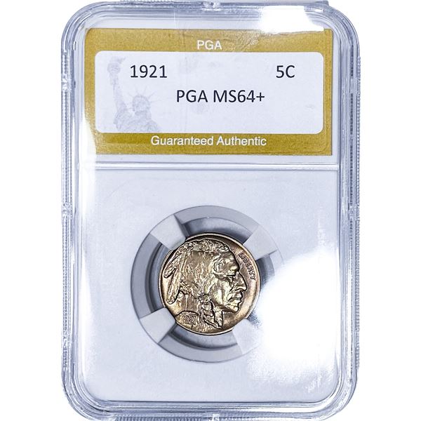 1921 Buffalo Nickel PGA MS64+