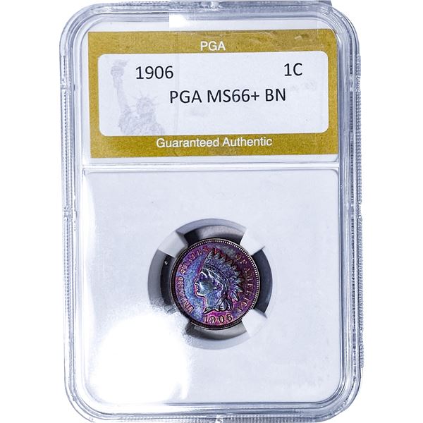 1906 Indian Head Cent PGA MS66+ BN