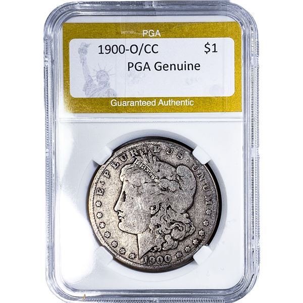 1900-O/CC Morgan Silver Dollar PGA Genuine