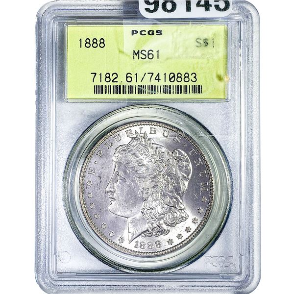 1888 Morgan Silver Dollar PCGS MS61
