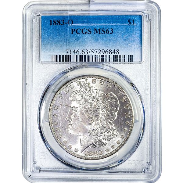 1883-O Morgan Silver Dollar PCGS MS63