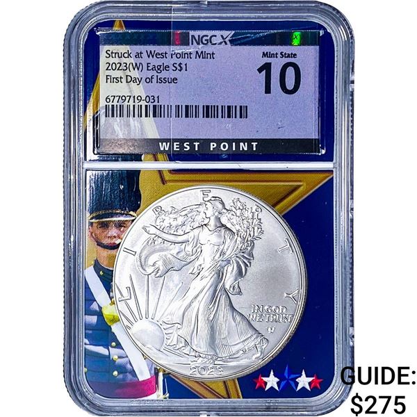 2023 Silver Eagle NGC MS10