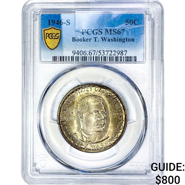 1946-S Washington Carver Half Dollar PCGS MS67