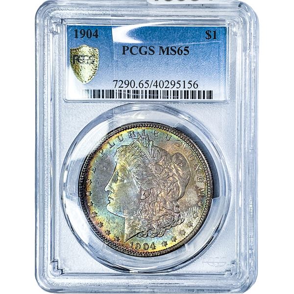 1904 Morgan Silver Dollar PCGS MS65