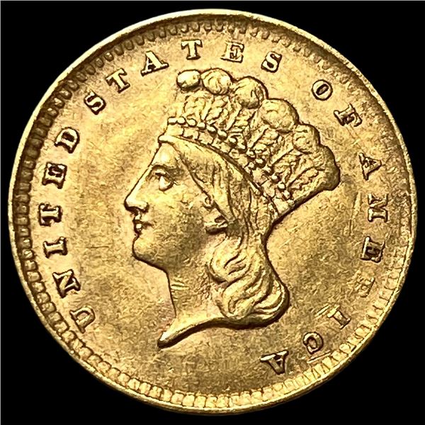 1856 Gold $1 Indian Head Type 3 UNCIRCULATED
