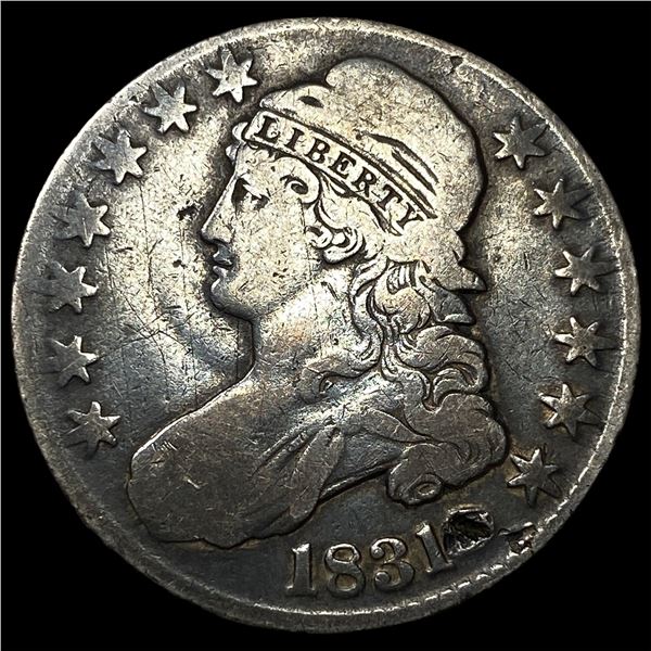 1831 Capped Bust Half Dollar LIGHTLY  CIRCULATED