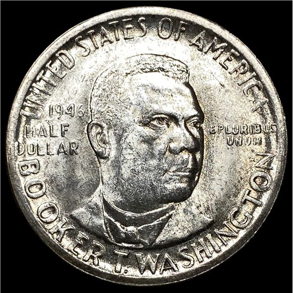 1946-D Silver Booker T. Washington Half Dollar GEM BU