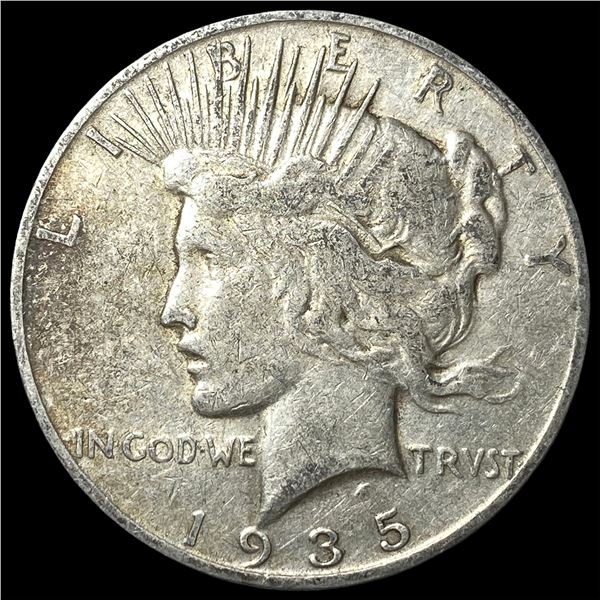 1935-S Silver Peace Dollar LIGHTLY CIRCULATED