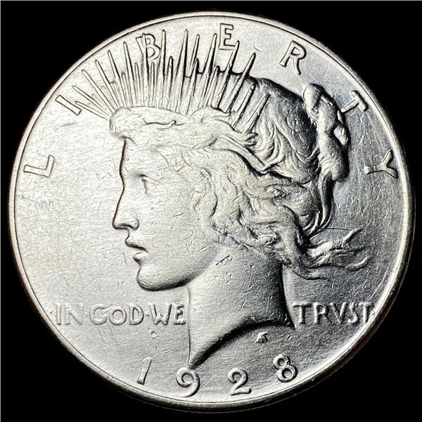1928-S Silver Peace Dollar CLOSELY  UNCIRCULATED