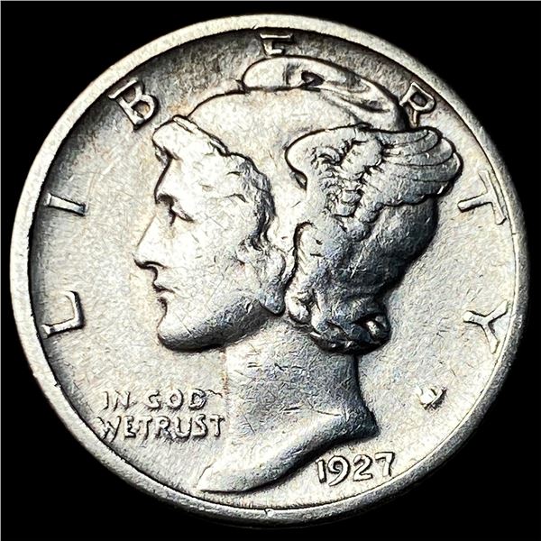 1927-D Silver Mercury Dime CLOSELY  UNCIRCULATED