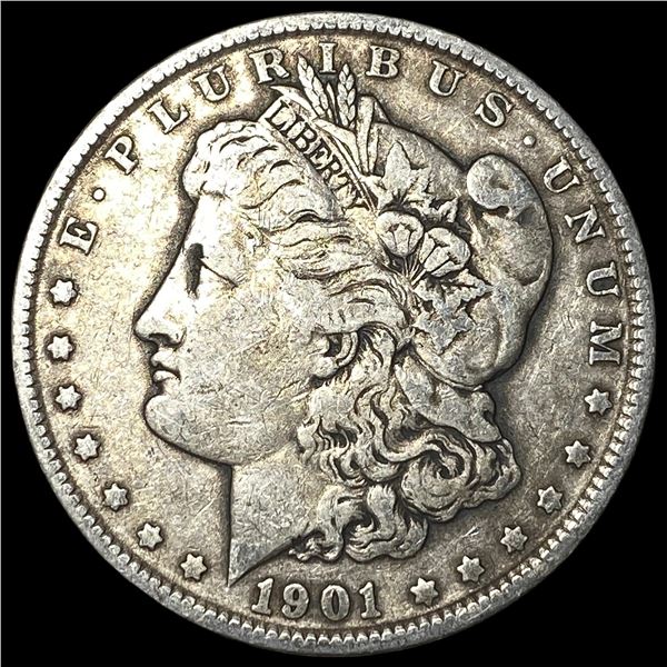 1901 Morgan Silver Dollar NEARLY UNCIRCULATED