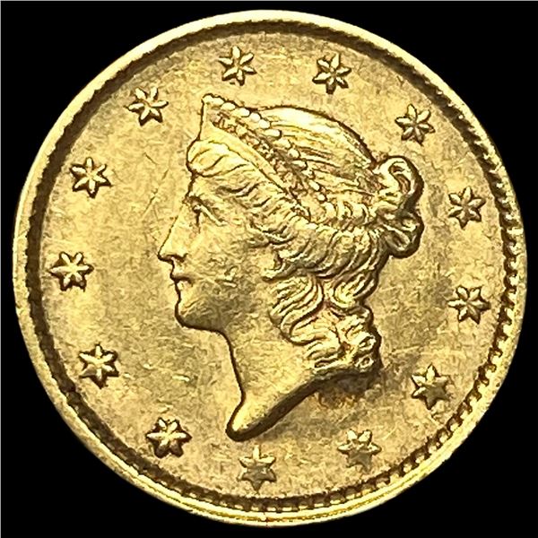 1851 Gold $1 Liberty Head Type 1 UNCIRCULATED
