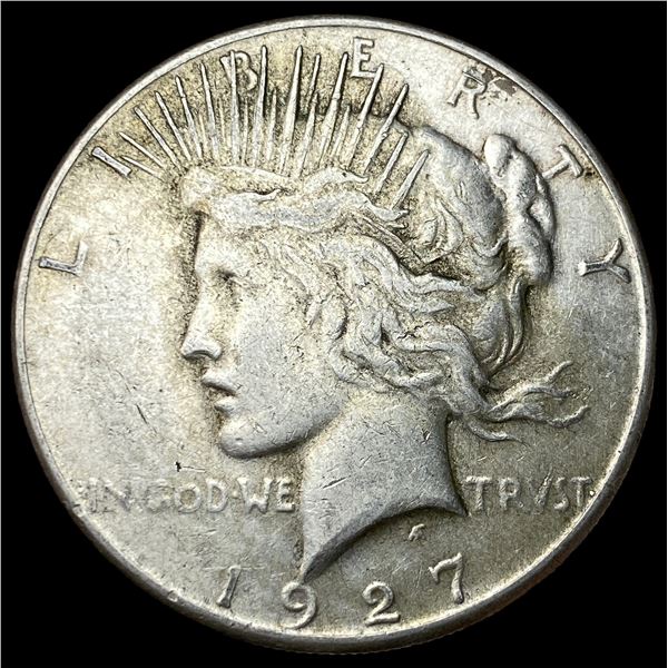 1927-S Silver Peace Dollar NEARLY  UNCIRCULATED