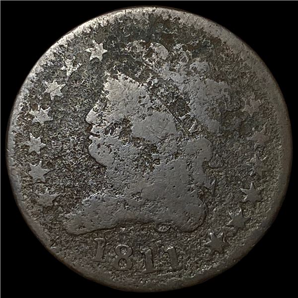 1811 Classic Head Half Cent NICELY CIRCULATED