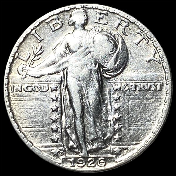 1926-S Silver Standing Liberty Quarter  CLOSELY UNCIRCULATED