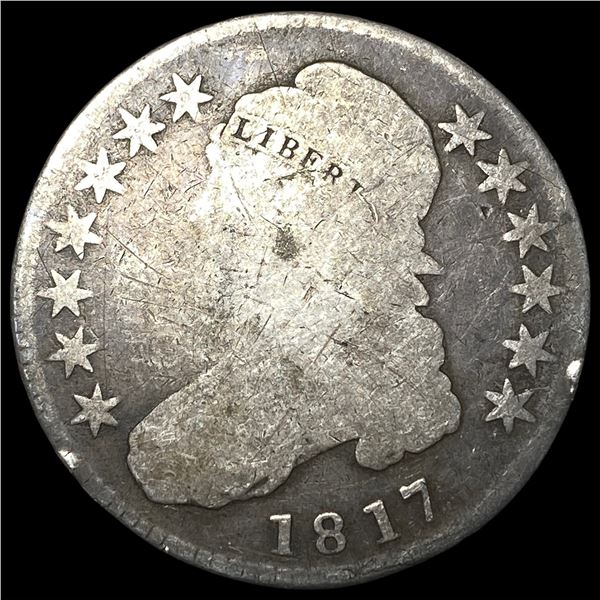 1817 Capped Bust Half Dollar NICELY  CIRCULATED