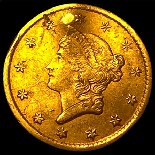 1851 Gold $1 Liberty Head Type 1 HIGH GRADE